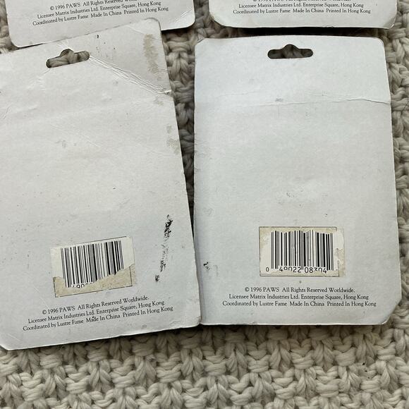 Vintage Garfield Christmas Refrigerator Magnets lot of 4 PAWS 1996 Orange Cat - Picture 10 of 10